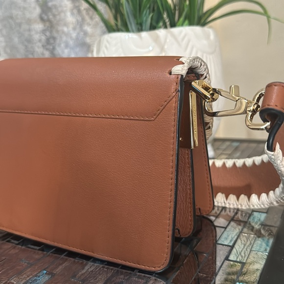 Strathberry Mini East/West Crochet Stitch Leather Shoulder Bag - Picture 11 of 13